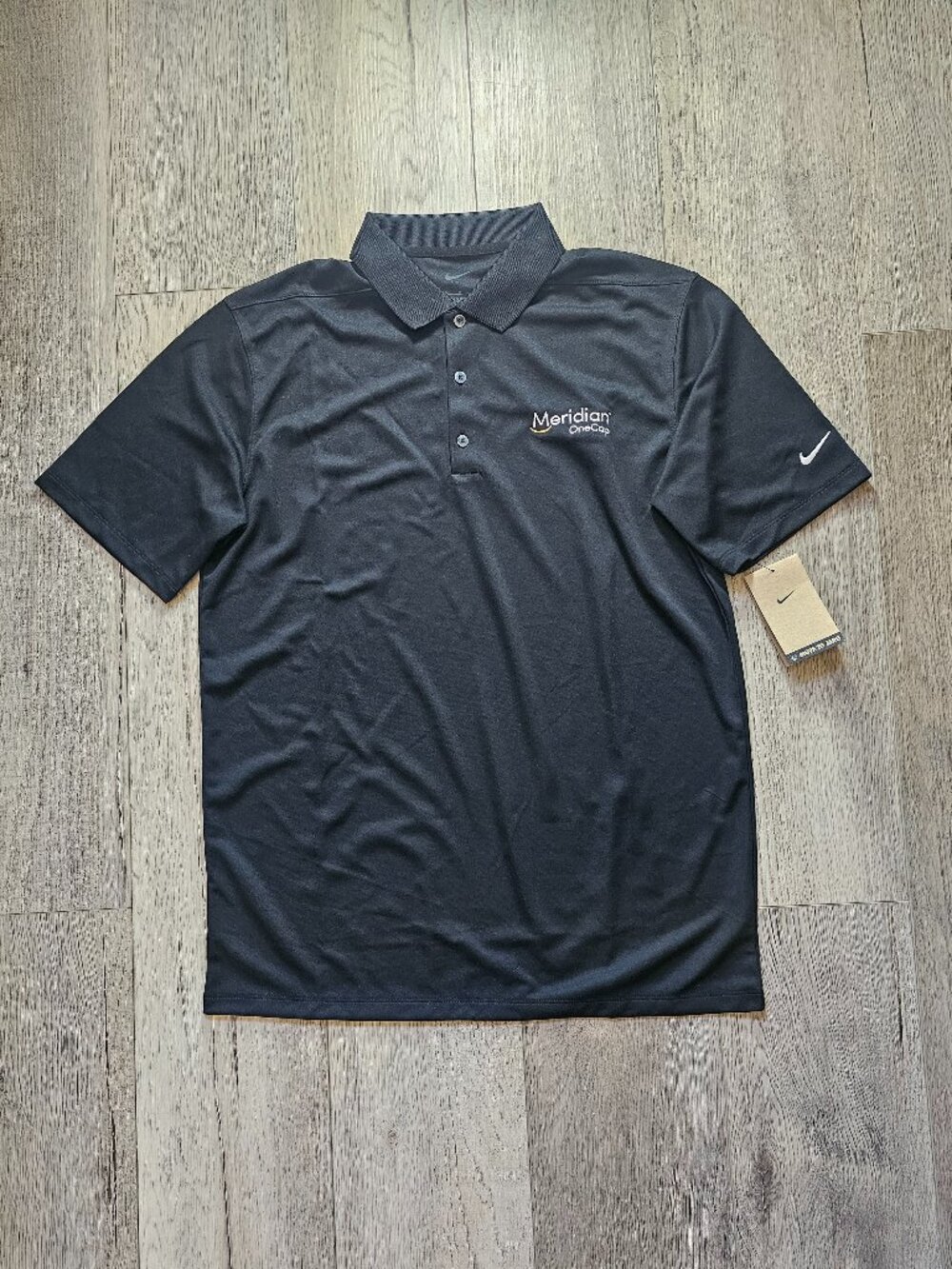 NWT Nike Men´s Black Polo Shirt Size Medium